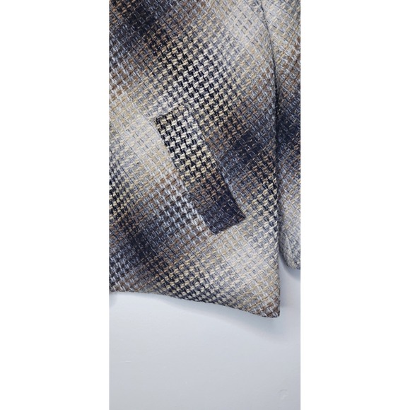 Pendleton Coat 100% Wool Jacket Women's 5-Buttons Ombre Waffle Weave Size Medium - Picture 5 of 10